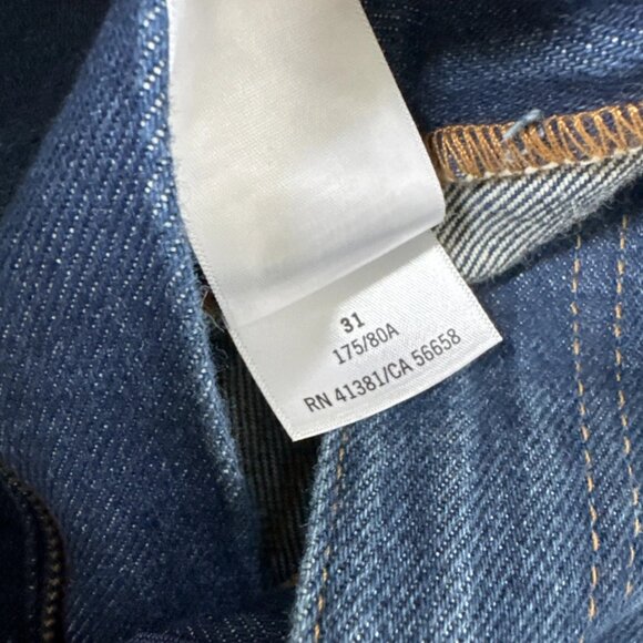 Polo Ralph Lauren Jean Skirt Women's 31 Blue Denim A Line Mini Button - Picture 5 of 5